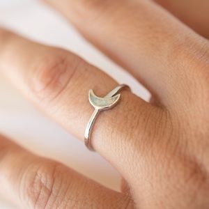 Crescent Moon Ring